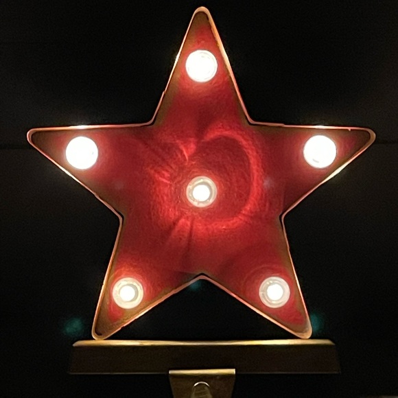 Marquee LED Star Stocking Holder - Picture 1 of 7